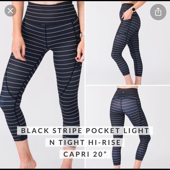 Zyia Black Pocket Light N Tights